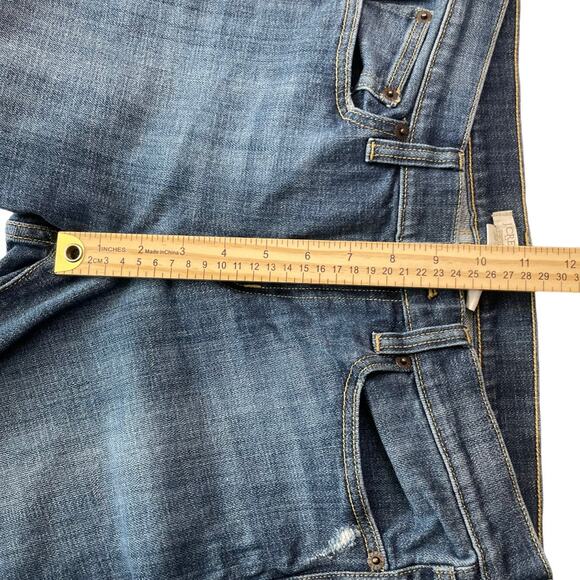 J Crew Factory Womens Jeans Size 30 Skinny Mid Rise Distressed Stretch Denim - Picture 10 of 11